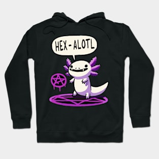 Hexaotl Pentagram Axolotl Hoodie